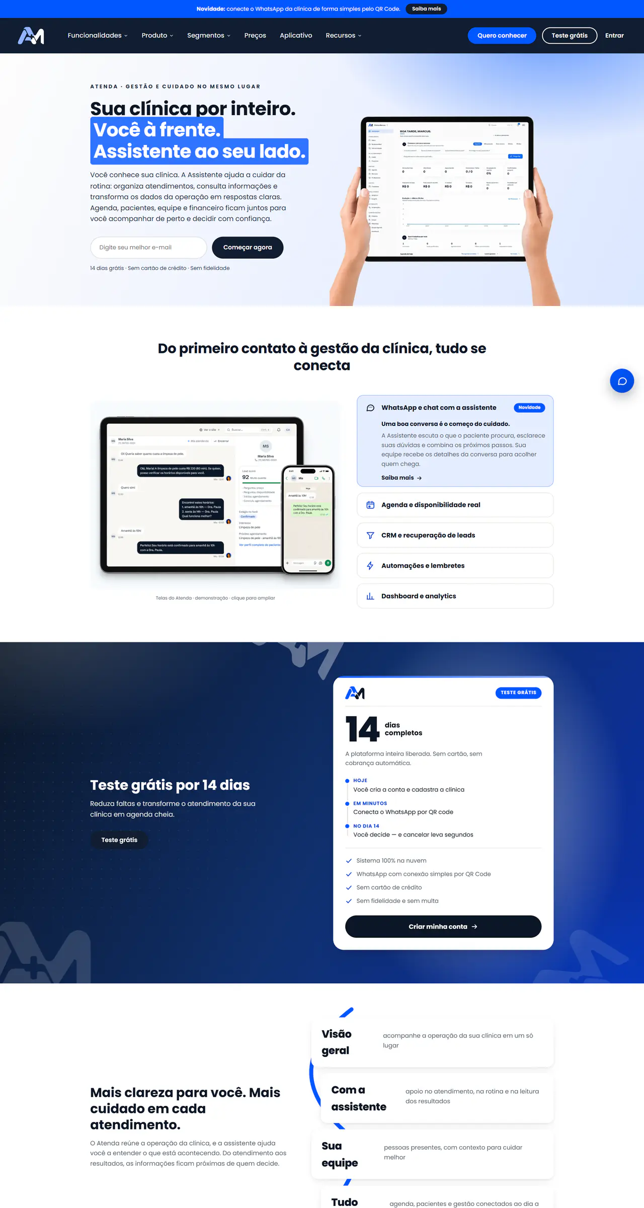Sistema de gestão: tela do projeto